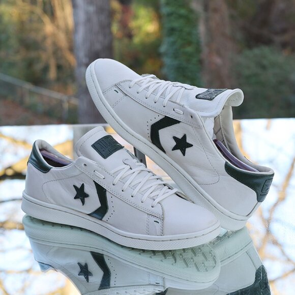 Converse John Varvatos Pro Leather Low White Green 2012 - Picture 8 of 15